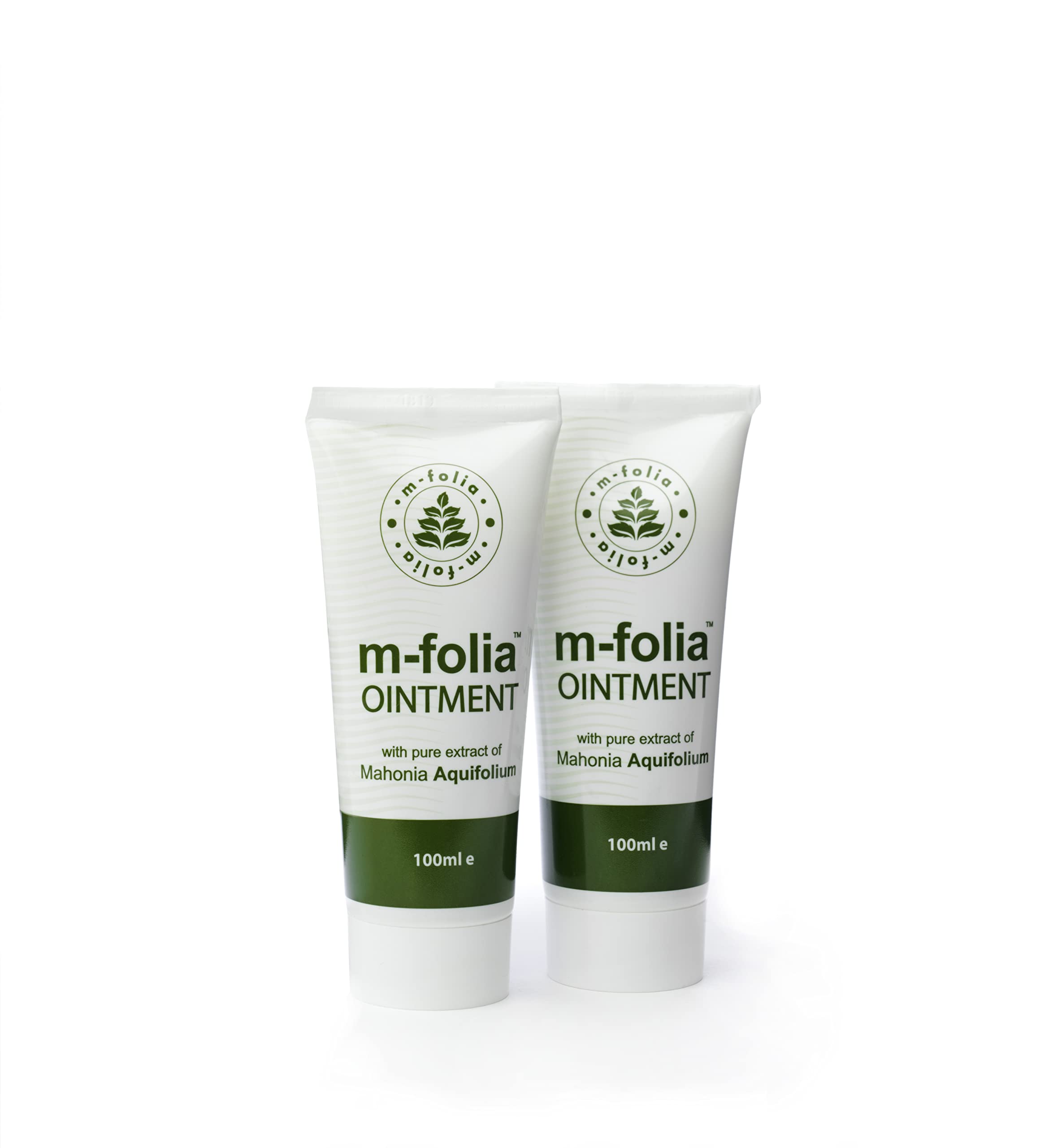 M-FOLIA Psoriasis Ointment Dual Pack 2 x100ml Save Over 10% Highly Effective Skin Ointment Formulated to Help Alleviate The Symptoms of Psoriasis, Eczema & Dry Skin Containing Pure Mahonia Aquifolium