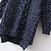Memorose Womens Crochet Knitted Long Sleeve Loose Sweater Outwear Coat Pullover