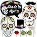 Big Dot of Happiness Day of The Dead - Halloween Sugar Skull Photo Booth Props Kit - 20 Count
