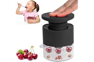 Cherry Pitter Tool Pit Remover, Multiple Cherry Seed Remover, 7 Holes Cherry Stoner Pitter Quick Release, Multiple Cherry Pit