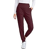 G Gradual Women's Fleece Lined Joggers High Waisted Water Resistant Thermal Hiking Pants Cold Weather Sweatpants with Pockets