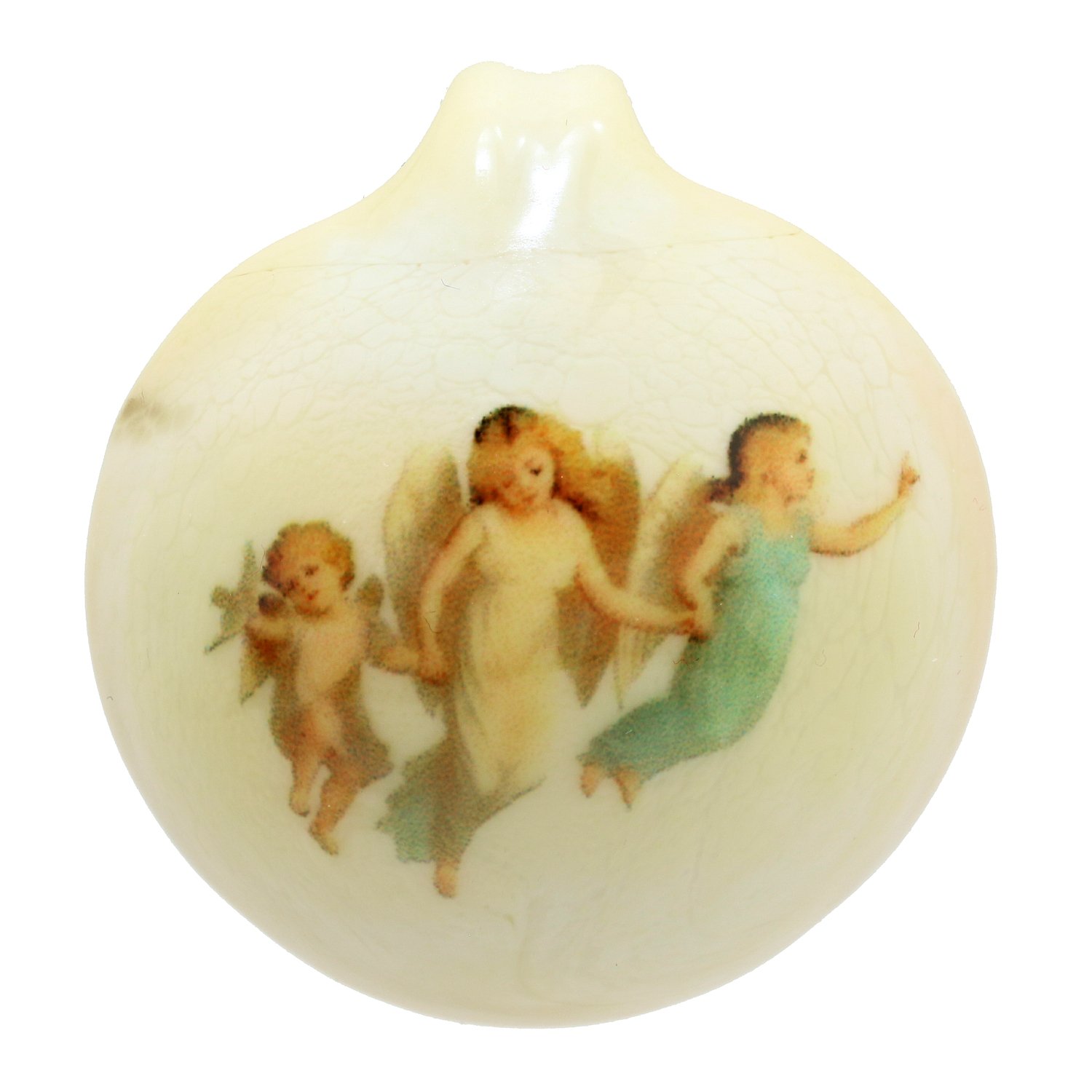 Alek Sander Stars Murano Glass Women's Pendant Angel 3 Angels Motif Made by Hand