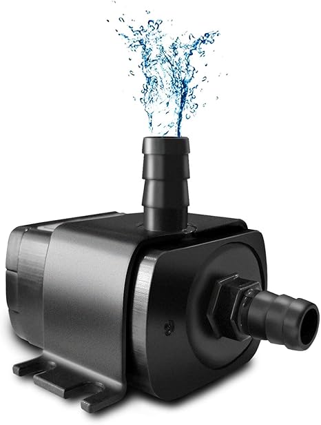 Amazon 水中ポンプ 排水ポンプ 小型 ブラシレス Dc5v Dc12v 4 8w 自動停止機能 Dcコネクタ配線 最大揚程3m 吐出量240l H ガーデニング 池 水族館 水槽水循環用 Diyポンプ Noxten A 給水 排水ポンプ本体