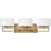 Hinkley Lanza Contemporary Modern Three Light 180W G9 Bathroom Vanity Fixture, Brushed Bronze