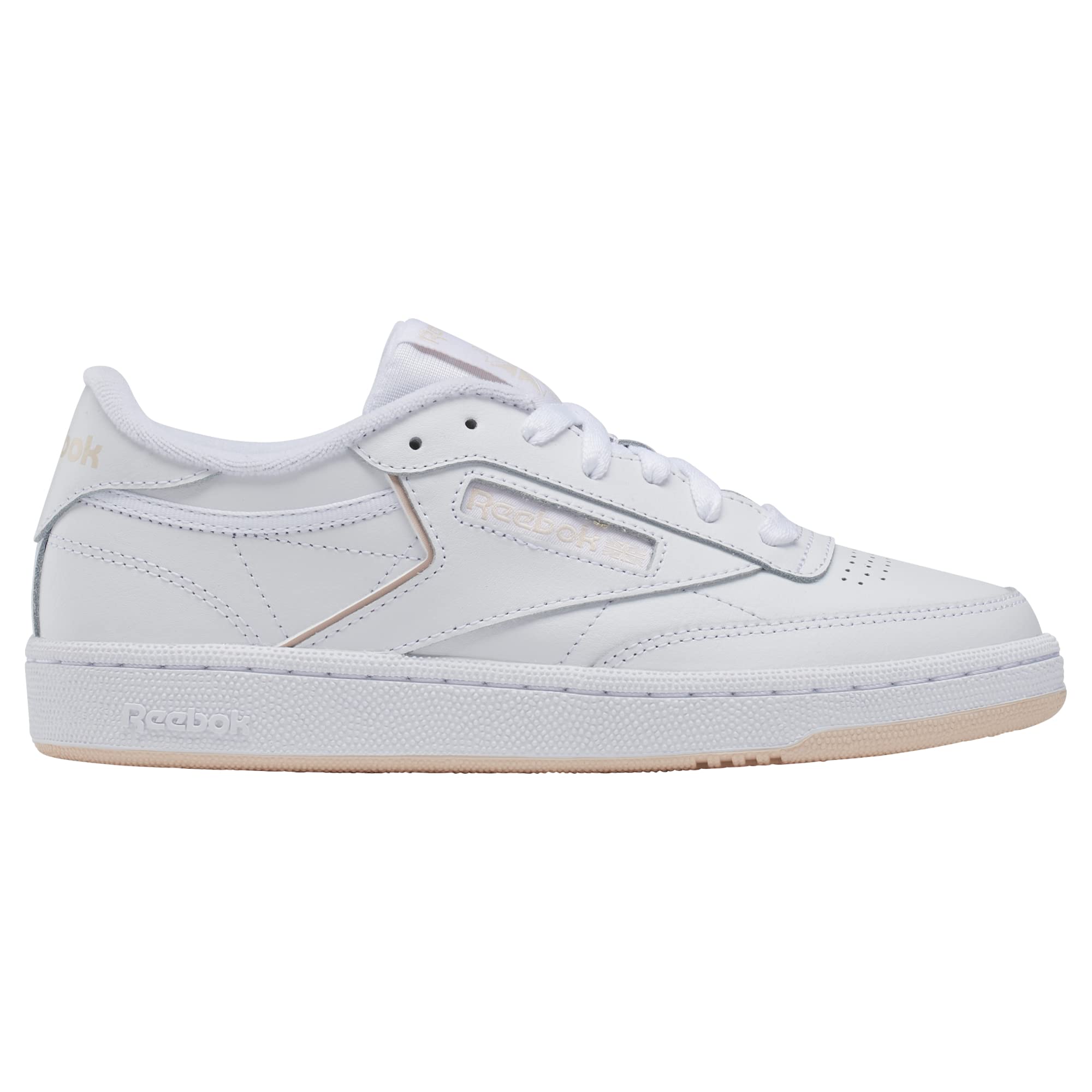 Reebok Womens Club C 85,White/Pink,5