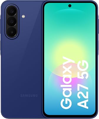 Telemóvel Galaxy A27 5G 128GB com IA, azul, garantia de 3+1 ano