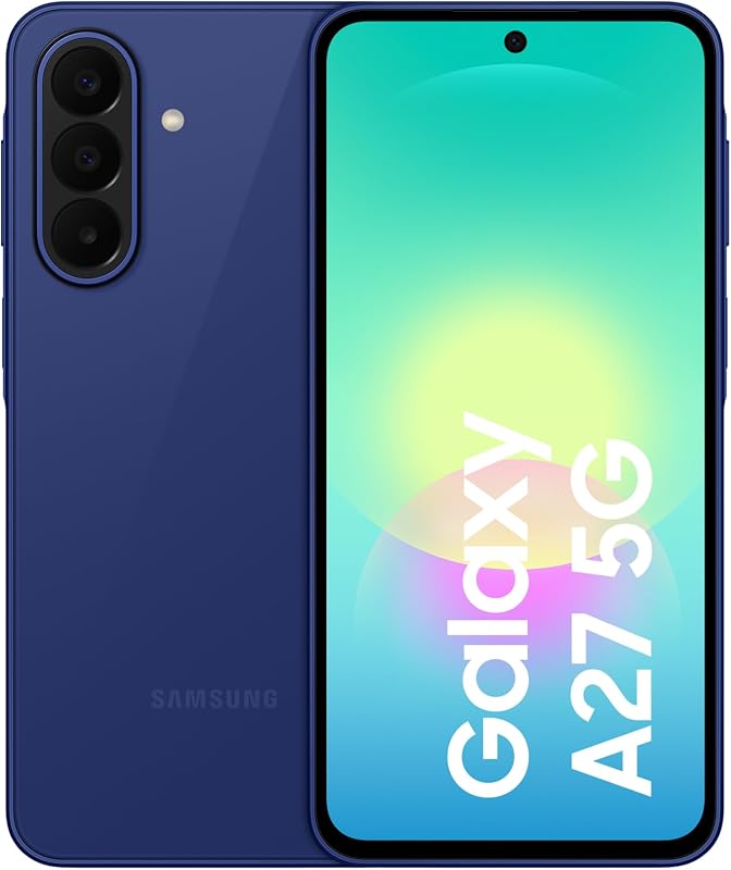 Telemóvel Galaxy A27 5G 128GB com IA, azul, garantia de 3+1 ano