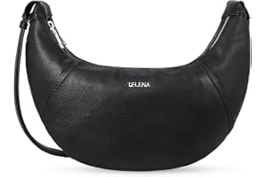 Telena Crossbody Bags for Women Leather Saddle Bag Hobo Shoulder Purse with Adjustable Strap