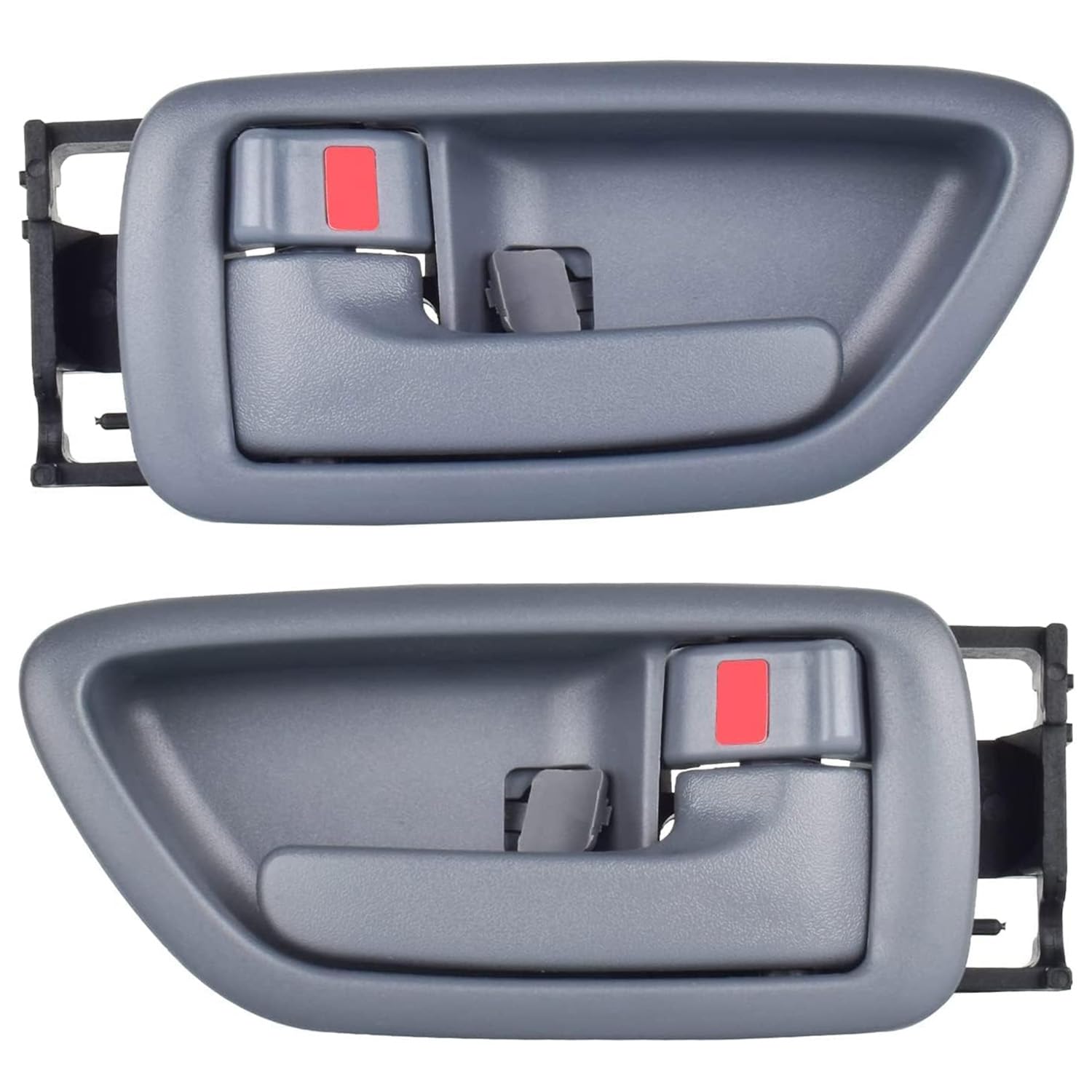Photo 1 of * driver side only.*Lcyolada Interior Door Handles Driver & Passenger Side for 2001-2007 Toyota Sequoia, 2000-2004 Avalon, 2004-2006 Tundra - Crew Cab ONLY - Four Full-Sized Doors - Gray