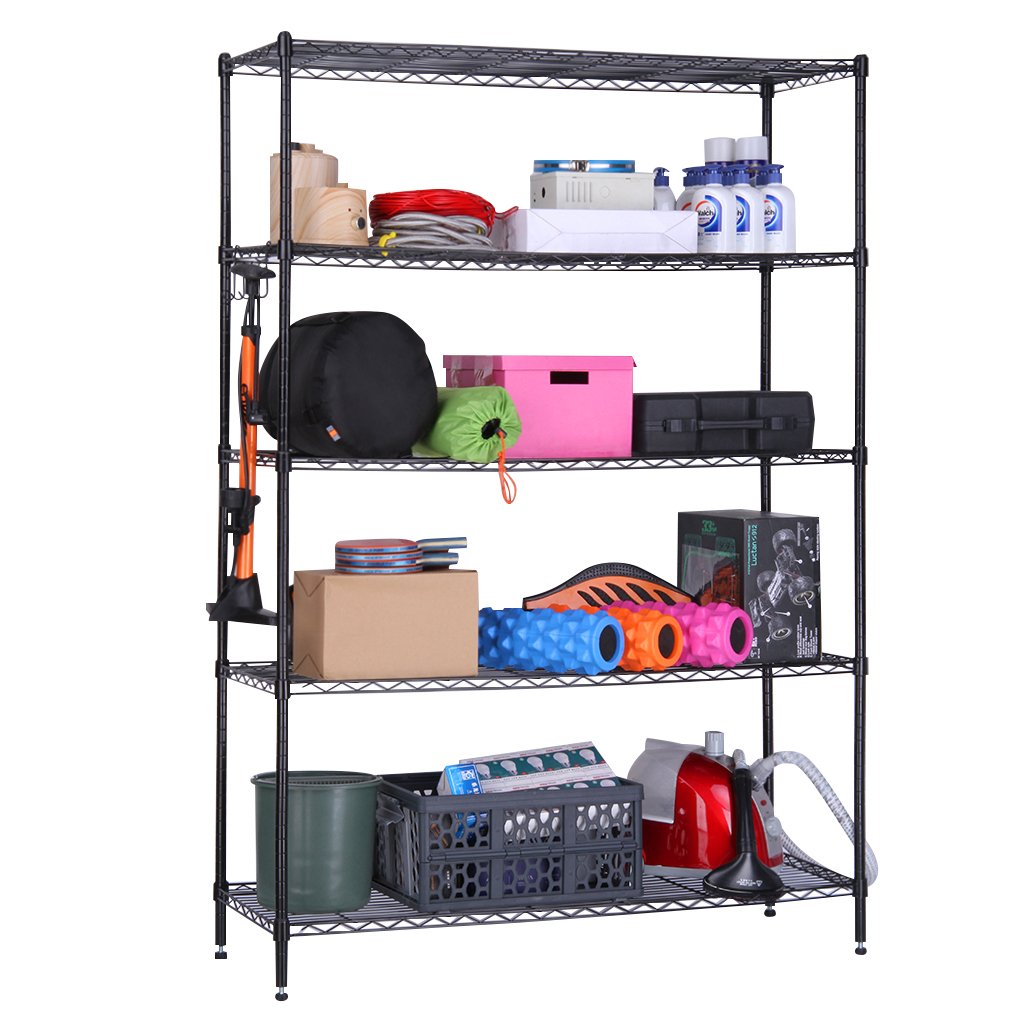 LANGRIA 6 Tier Garage Shelving Shelving Unit, Storage Rack...