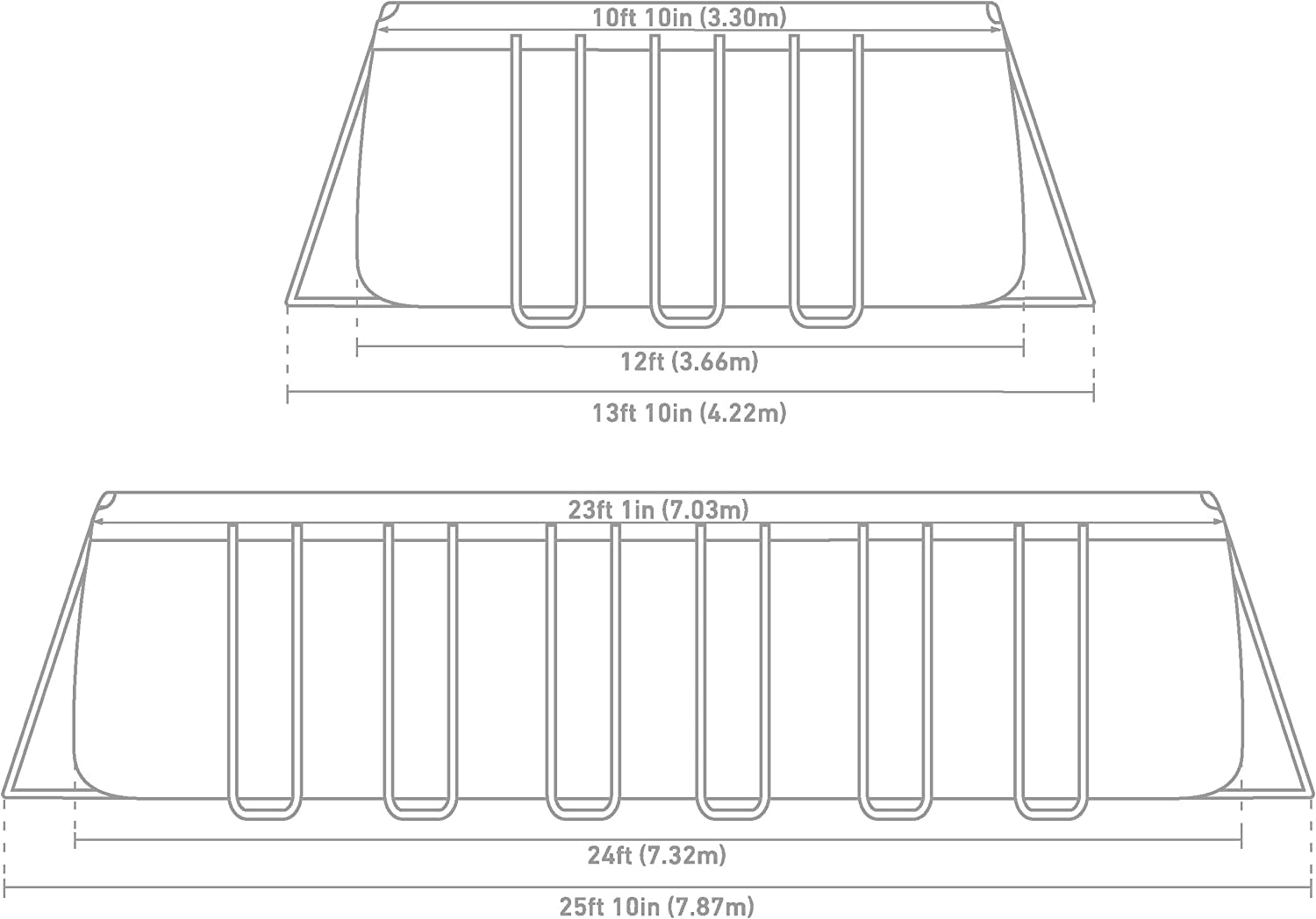 Mua INTEX 26363EH Ultra XTR Deluxe Rectangular Above Ground Swimming ...