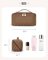 EACHY Travel Makeup Bag, Large Capacity Cosmetic