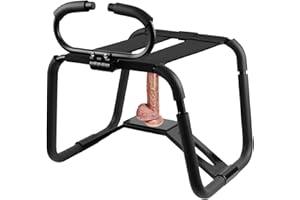 Sex Chair Multifunction Sex Position Enhancer Chair with Adjustable Handrail and Realistic Dildo Sex Bench Bouncing Mount Sex