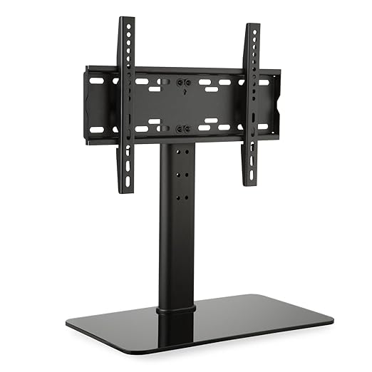 title=auna Supporto TV Da Terra Con Staffa TV LCD LED Taglia M (Regolabile in altezza