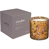 LAFCO New York Signature Candle, Labdanum - 15.5 oz - 90-Hour Burn Time - Reusable, Hand Blown Glass Vessel - Made in The USA