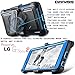 COVRWARE Aegis Series case for LG Stylo 2 (2016) / Stylo 2 Plus/Stylo 2 V with Built-in Screen Protector Heavy Duty Full-Body Rugged Holster Armor Cover Belt Swivel Clip Kickstand, Blue