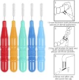 ZTMY 50Pcs Interdental Brushes 3 Sizes Color Set Teeth Cleaning Tool view 4