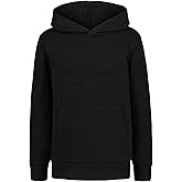 Calvin Klein boys Long Sleeve Pullover Fleece Hoodie