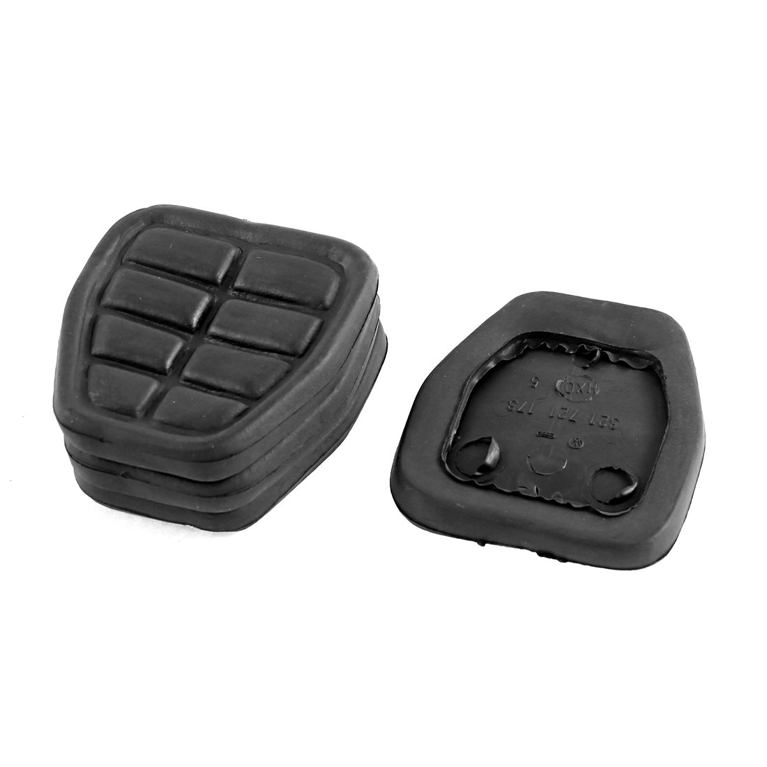 Rubber Car Brake Gas Clutch Pedal Cover 4pcs Black Amazon.in Home
