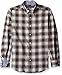 Nautica Men's Classic Fit Wrinkle Resistant Whitecap Enlarged Plaid Shirt