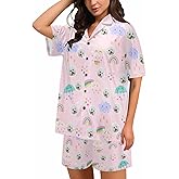 Faroishta Custom Face Satin Pajama Set for Women Personalized Photo Summer V-Neck 2Pcs Pajama Loungewear Sleepwear Short Sets