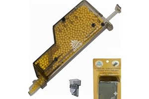 ARSUK Airsoft Speed Loader 6mm with Adapter – 90/155/1600 Rounds - BB Gun Speed Loader 6mm for BBS – Fast Reloading Tool for Airsoft Gun Accessories