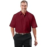 KingSize Men's Big & Tall Tall Wrinkle-Free Short-Sleeve Dress Shirt