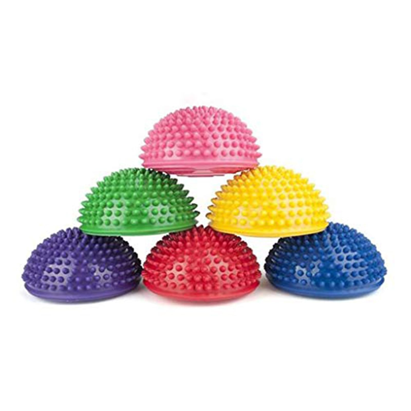 Newdvmmss Balance hemisphere, stepping stone for, to play indoors and outdoors, promote coordination and balance training, 6pcs