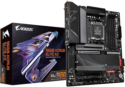 Gigabyte B650 AORUS ELITE AX ATX Motherboard AM5 Ryzen 7000 DDR5 WiFi 6E USB-C