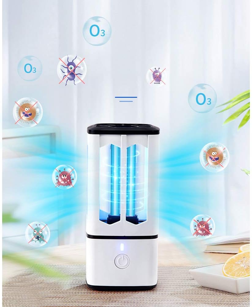 NENO UV Light Sanitizer, Portable UV-C Sterilizer with USB Charging, Mini Disinfection Lamp Cleaner for Travel Home Car Bedroom Wardrobe Kitchen