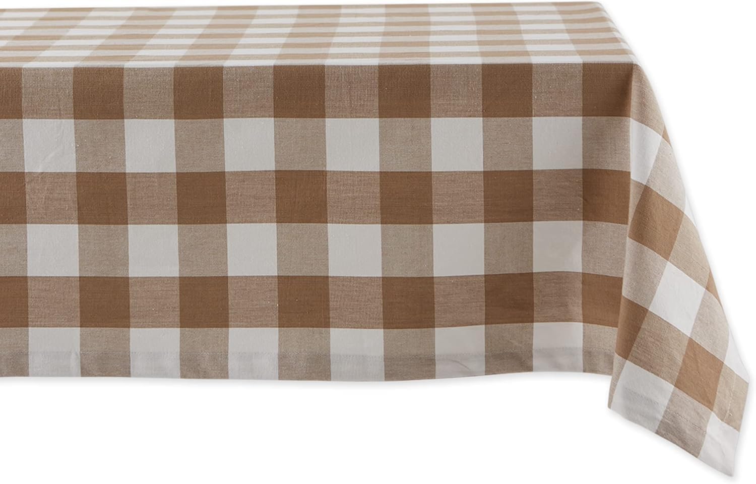 DII Classic Tabletop, Cotton, Stone, Tablecloth, 60x120 — image 1
