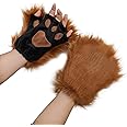 Fxaelian Cosplay Animal Cat Wolf Dog Fox Paws Claws Gloves Costume Accessories