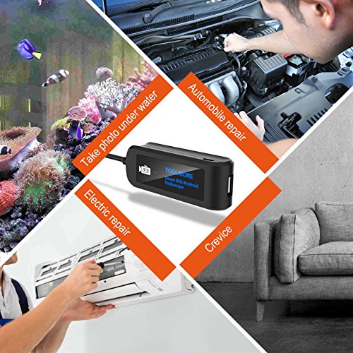 5 Endoscope+Inspection+borescope+Waterproof+Adjustable