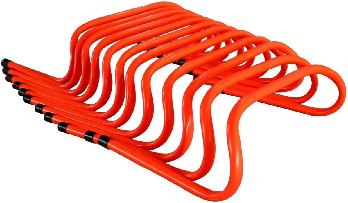 Amazon トレーニングハードル 12個セット ミニハードル スピード 敏捷性強化 軽量 持ち運び便利 Yaesport 練習用品