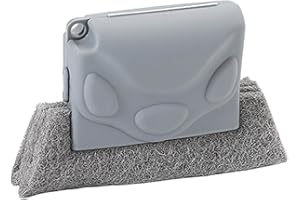 Window Track Cleaner,Handheld Non-Slip Scrubber,Small Cleaning Brushes for Tight Spaces - for Kitchen Bathroom Bedroom Living