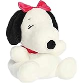 Aurora Adorable Peanuts Belle Palm Pals Stuffed Animal - Officially Licensed Toys For All Snoopy Fans - Nostalgic Gift for Adults and Birthday Celebrations - White 5.5 Inches