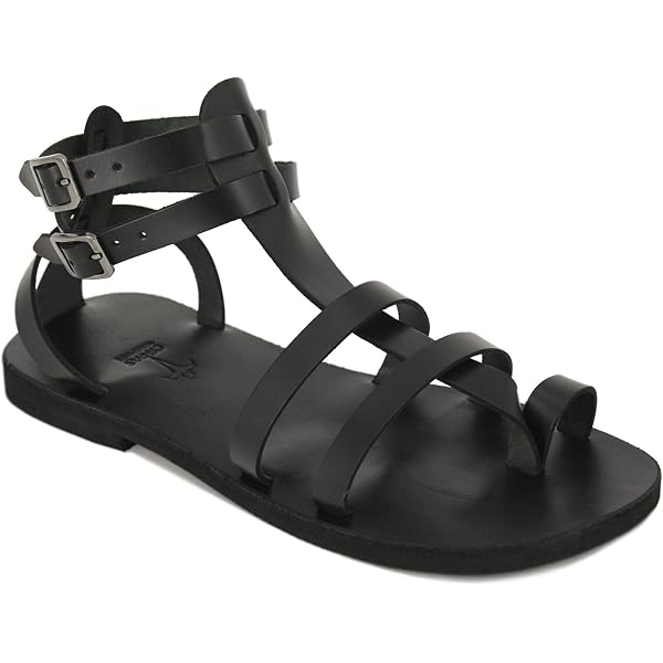 Jo Men’s Italian Leather Black Croco Sandals Shoes Jo Men main image 4
