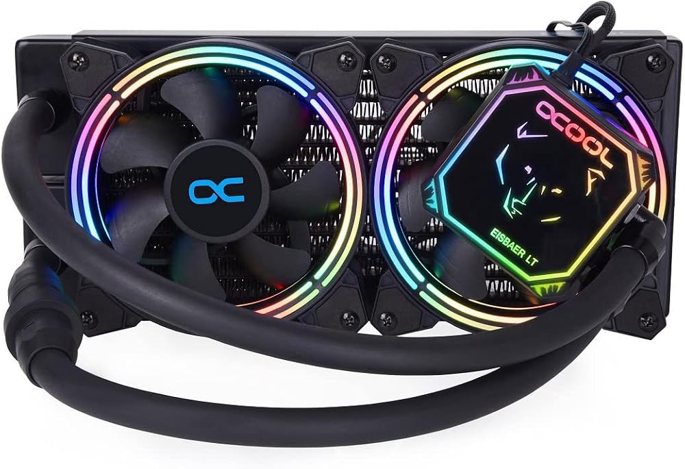 Alphacool Eisbaer Aurora LT240 CPU Digital RGB Water Cooler Black