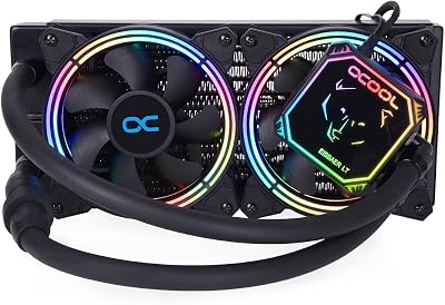 Alphacool Eisbaer Aurora LT240 CPU Digital RGB Water Cooler Black