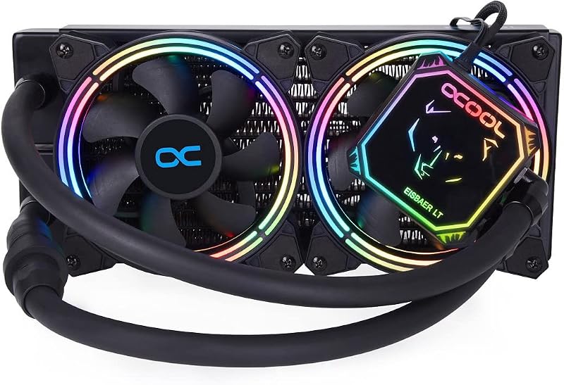 Alphacool Eisbaer Aurora LT240 CPU Digital RGB Water Cooler Black