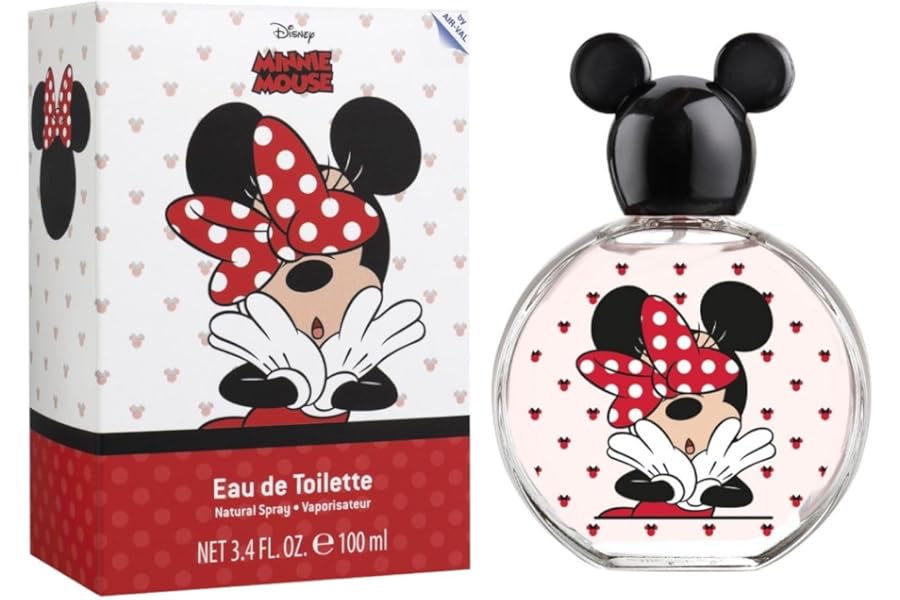 Minnie Mouse, Disney, Fragrance, for Kids, Eau de Toilette, EDT, 3.4oz, 100ml, Perfume, Spray, Made in Spain, by Air Val International