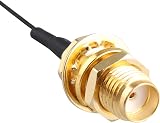 Jopto 5PCS SMA Female to U.FL IPX-4 0.81 Mini PCI Pigtail Antenna Cable for WiFi view 2