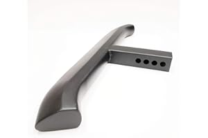 LEDIN 28" L Towing Hitch Step Bar 2" Receiver Black Slant Universal Truck Trailer Rear Bumper Guard