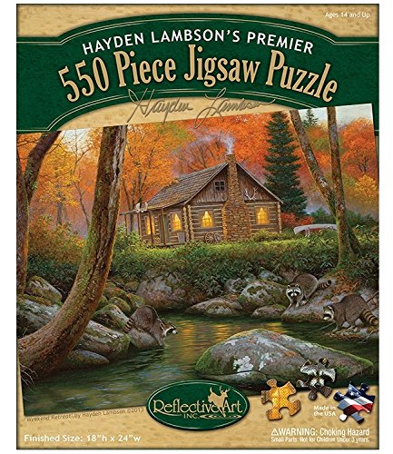 Reflective Art Weekend Retreat 550-Piece Jigsaw Puzzle Set