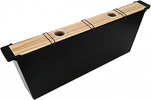Bee Feeder, 3.5L Bee Feeders for Hives, Hive Frame Feeder with Secure Fit, Black Wooden for Stable Beekeeping Feeding, Hive