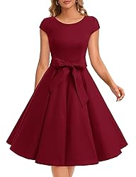 Dressystar Women's Vintage 1950s Retro Dress for