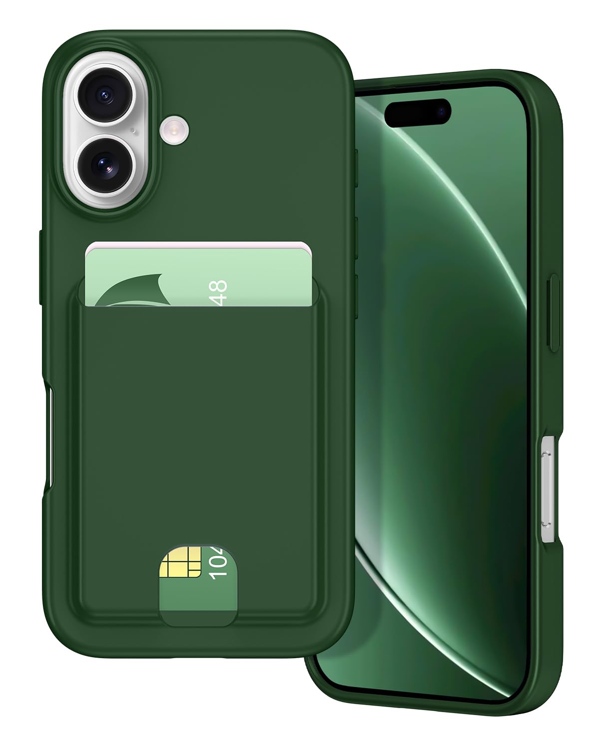 Petocase for iPhone 16 Wallet Case Card Holder Slot