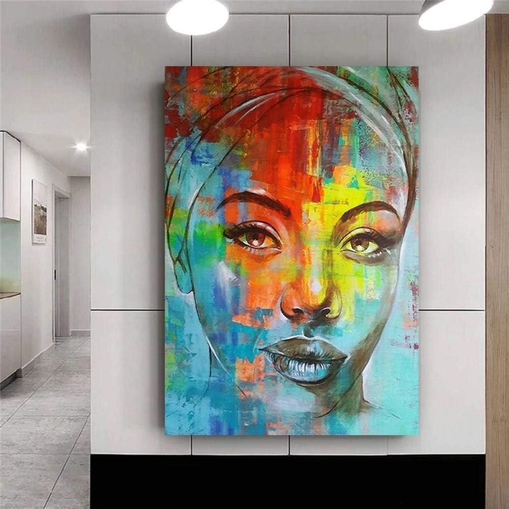 WLXWYXZB Plakate und Drucke Bunte abstrakte Graffiti-Kunst-Gemälde