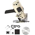 VEVOR Rotary Fabric Cutter, 250W Electric Cloth Cutting Machine, 1.1" Cutting Thickness, Octagonal Knife, with Replacement Blade and Sharpening Stones, for Multi-Layer Cloth Fabric Leather