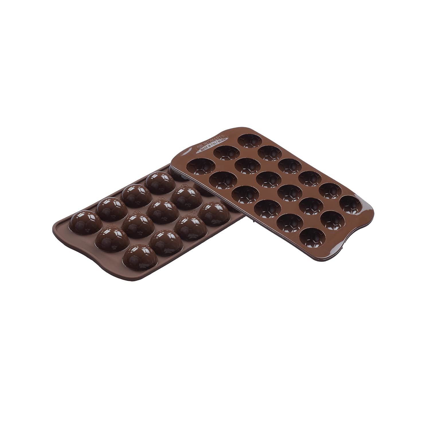 SILIKOMART - SCG34 CHOCO GOAL - Football Chocolate Mold, Silicone, 42 x 21 x 17 cm brown